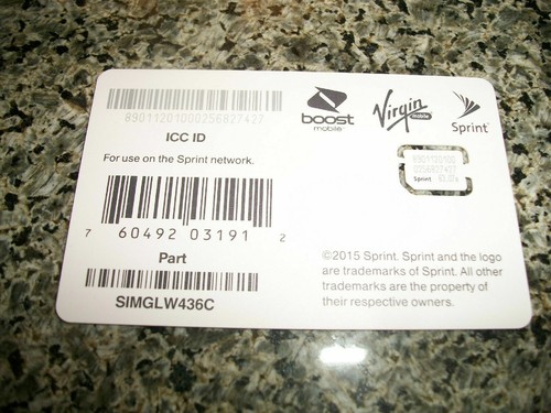 Scheda sim sprint - sim, nano