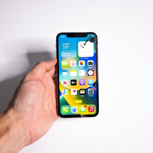 Apple iphone 64gb argento - x,